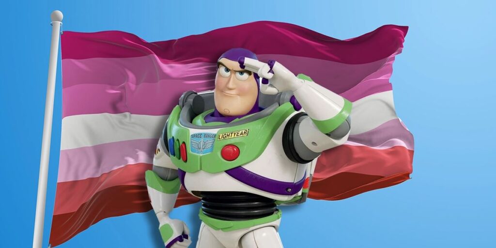 Buzz Lightyear regenboog als symbool