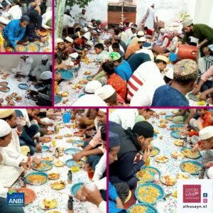 Iftar voor armen en weeskinderen in India2